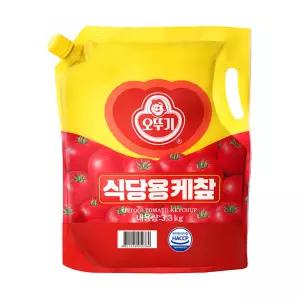 오뚜기 케찹 스파우트팩 3.3kg 토스트 핫도그 소스