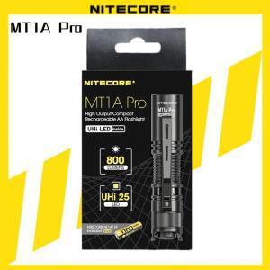 호환NITECORE MT1A Pro 충전식 손전등 UHi 25 LED 800 루멘 플래시램프 USB-C 토치 컴팩트 LED(14500 배터