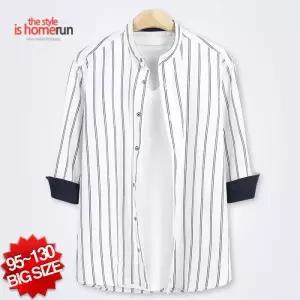 [홈런][홈런] 레일로드 ST 7부 헨리넥 셔츠 DF0367