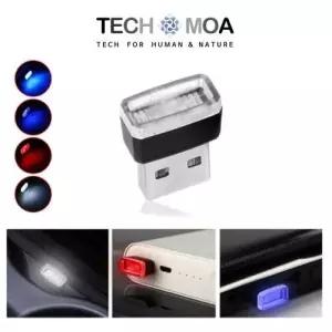 차량 노트북 초미니 자동차 PC 무드등 USB 컴퓨터 보조배터리 색깔 미니 LED