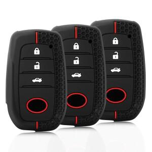 Toyota Corolla Yaris Cross RAV4 Camry Venza Fortune Land Cruiser LC200 키 케이스 용 자동차 실리콘 커