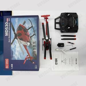 헬리콥터 합금 모형인기 RC 1/48 미니 헬리콥터 MD530 스케일 비행기 6축 안정화 고도 유지 광학 흐름 선물