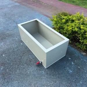 거북이 수조 대형 오픈형 키우기 플라스틱 쉼터 집 100x50x35cm(그레이/사이드