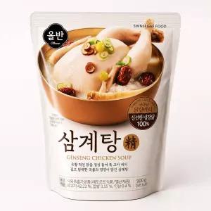 올반 삼계탕 국내산 닭 900g 4팩 간편보양식 레토르트삼계탕