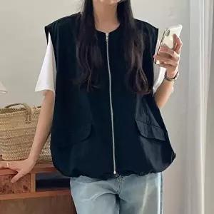 [셀러허브 패션]아이우먼 이지스트링집업조끼 OKY155M607 빅사이즈 (51176271)