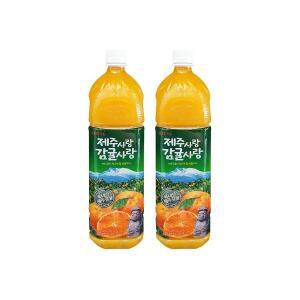 롯데 제주사랑 감귤사랑 제주 오렌지 쥬스 1.5L 6페트
