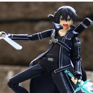 소드아트 피규어 SAO 소드 아트 온라인 figma174 키리토/키리타니 카즈토 아스나 시노 가동 모델