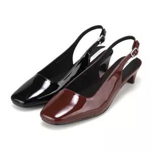 [바바라][본사운영] 바바라 베이직 소가죽 스퀘어 여성 슬링백 4cm_BBI733