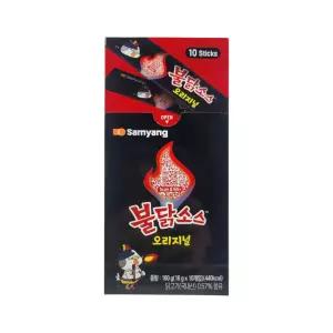 삼양 불닭소스 스틱 160g 일회용 캠핑용 여행용 소스 조미료 간편식품 배달용
