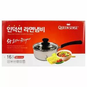 퀸센스 인덕션 편수 라면냄비  16cm(416104)