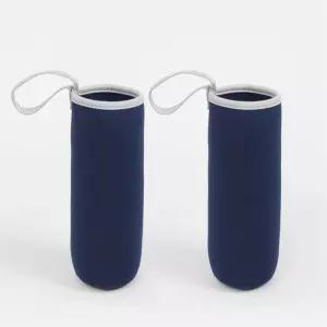모아니샵 네오프렌 물통파우치 550ML 네이비 2P 물병주머니