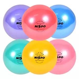 니-스포 리듬체조 공 130mm (5인치)/훌라후프/초급/실내/일반/어린이/경기용/체조/볼/다용도/돌기/후프