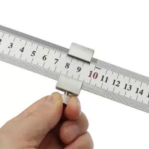 정밀 마킹게이지 40CM 스틸자 세트 반복 측정 수공구 도구 다용도자