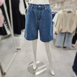 [숲]뒷밴딩 면데님 반바지 SC5DP35_IC_IC