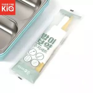 행운몰 일회용 수저세트 50p 숟가락 젓가락 티슈 이쑤시개세트