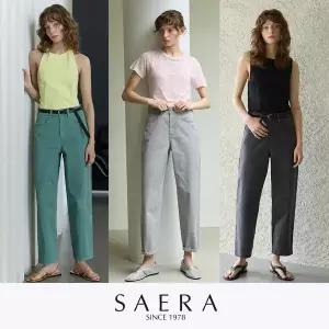 세라 26SS 여성 가먼트다잉 팬츠+벨트