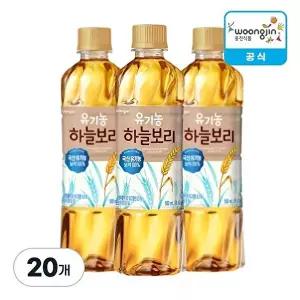 [웅진식품]웅진식품 유기농 웅진식품 하늘보리 500ml, 20개