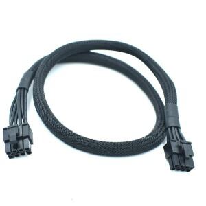 Seasonic FOCUS 시리즈 PSU 그래픽용 슬리브 케이블  PCIe 8 핀 (6 + 2) 수 전원 어댑터  16AWG