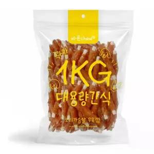 [하프클럽/알티피아]강아지 애견 가슴살 닭가슴살 대용량 1kg 강아지껌