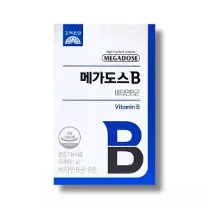 [하프클럽/기타]고려은단 메가도스B 비타민B군 850mg 60정 1박스 /wb