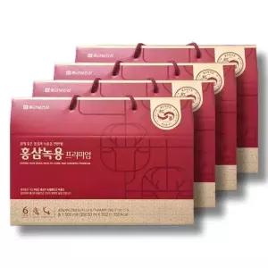 [하프클럽/기타]종근당건강 홍삼녹용 프리미엄 50ml 30포 4박스 /wb
