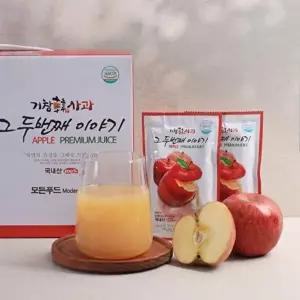 [프레쉬푸드]국내산 거창 햇사과로 만든 생사과즙 120ml 40개입