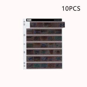 10pcs 35mm 120/135 네거티브 필름 보관 페이지 무산소 가방 흑백 컬러 슬라이드 보존 장치 장기