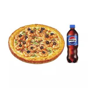 (미스터피자) 쉬림프골드M+콜라500ML