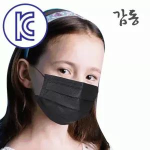 아동용 일회용마스크 50매 덴탈 어린이마스크 유아마스크 성인용 면 입체 패션 블랙 검정