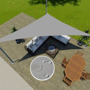 타프 원단 멀티 사이즈 삼각형 태양 그늘 항해 방수 야외 정원 파티오 파티 스크린 Awing Sun Canopy For Beach Camping Pool