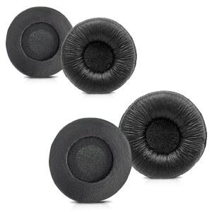 PLANTRONICS 헤드셋 이어 쿠션 이어패드 교체용 50MM 커버 BLACKWIRE 3220 3210 3320 C320 HW251N HW510 HW520 JABRA PRO 920 930 BIZ 1500 GN2000 헤드폰 (4팩)