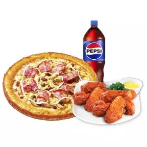 (미스터피자) 포테이토골드M+핫윙8+콜라1.25L