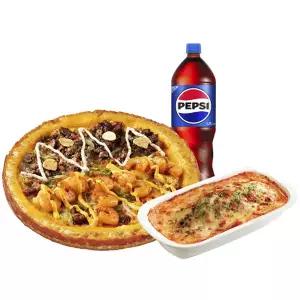 (미스터피자) 새우천왕M+오븐스파게티+콜라1.25L