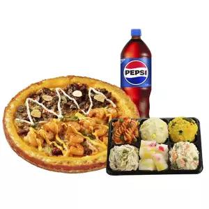 (미스터피자) 새우천왕L+홈샐러드+콜라1.25