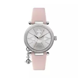 비비안웨스트우드 MUST IT_ VV006SLPK 오브 여성 가죽 쿼츠 32mm
