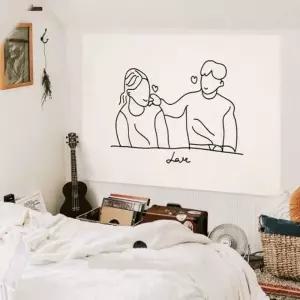 ( )대형 패브릭 포스터 볼콕하트 S
