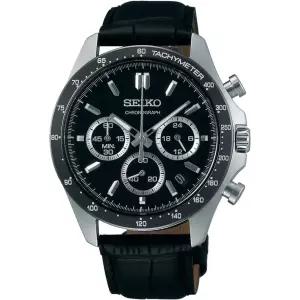 SEIKO SELECTION SBTR021 손목시계 쿼츠 크로노그래프 블랙