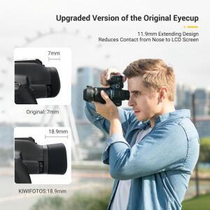 카메라 뷰파인더 아이컵소프트 실리콘 R7 아이컵 확장 카메라 뷰파인더 Canon EOS 특별히 설계됨