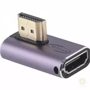 스토어-지유몰 넷메이트 HDMI2.1 M/F 좌향 꺾임 젠더 NM-HG2107 HDMI변환