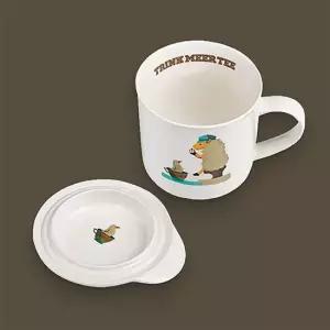 유럽감성 도자기머그컵 양과새 400ml 귀여운 컵세트