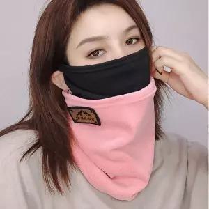 남녀 공용 겨울 캠핑 코디 마스크 겸 넥 워머 플리스