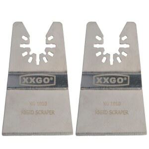 코킹 페인트 제거용 XXGO 2개 견고한 멀티 툴 스크레이퍼 블레이드 | 타일 접착제 실란트 카펫 비닐 바닥재 폼 글루 스투코 코팅 리놀륨