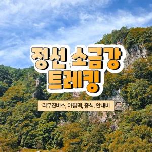 [강원] 리무진 정선 몰운대/소금강 트래킹/화암약수 당일여행