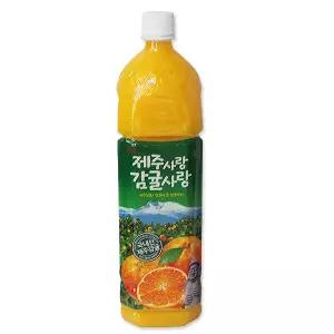 롯데 제주사랑 감귤사랑 1.5LX6병입 BOX