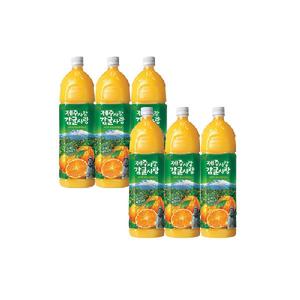 [롯데칠성]제주사랑 감귤사랑 주스 1.5L x 6개