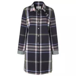 [조순희]체크 하프 트렌치 코트 (FMSL102)_SC
