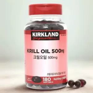 커클랜드 크릴오일 500mg 180캡슐 코스트코 오메가3지방산 부모님
