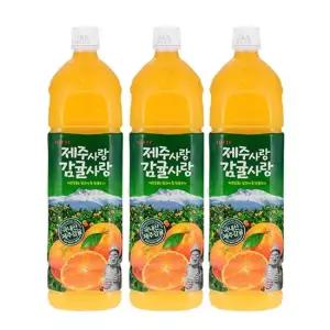 롯데칠성 제주사랑감귤사랑 1.5L 6펫