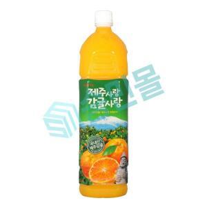롯데칠성음료 제주사랑 제주감귤 1.5L x 6개입 /s
