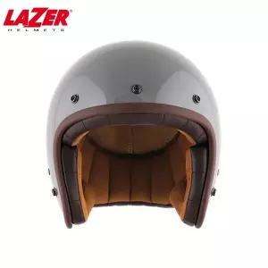 LAZER 레이저 맘보 클래식 오픈페이스 오토바이 헬멧 아시안핏 그레이